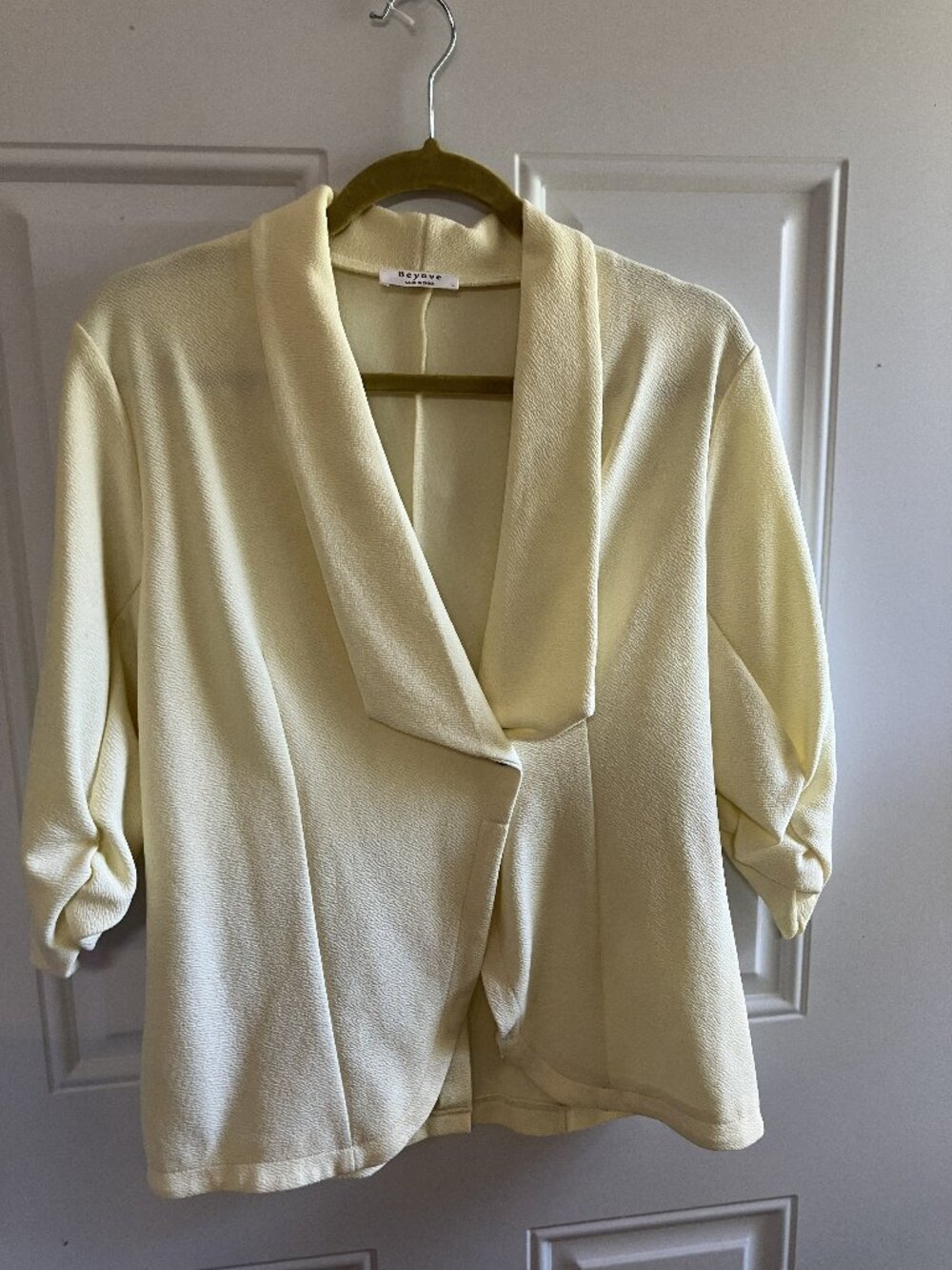 Woman's Yellow Blazer